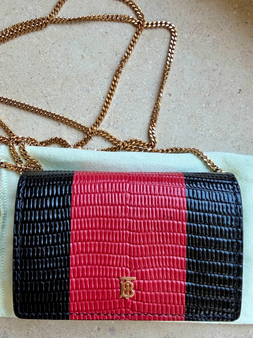 Burberry Mini Mini Crossbody Leather Bag